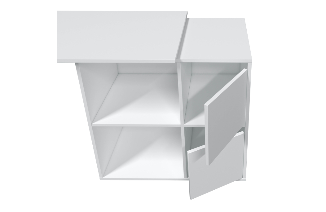 Bureau d'angle modulable SMART avec rangement L120cm