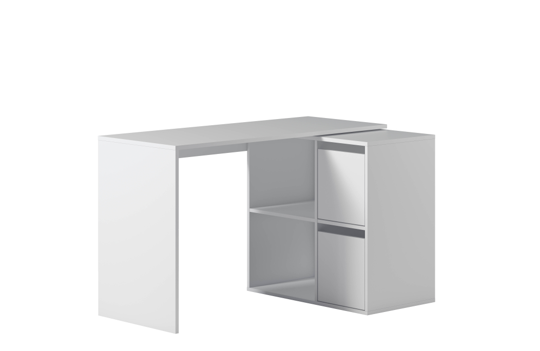 Bureau d'angle modulable SMART avec rangement L120cm