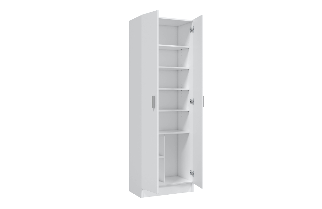 Armoire de rangement LISON 2 portes L58,5cm x H180cm