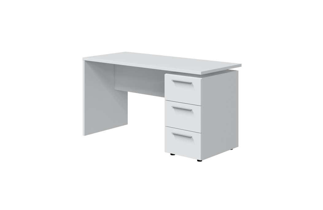 Bureau TIMÉO avec caisson 3 Tiroirs L138cm