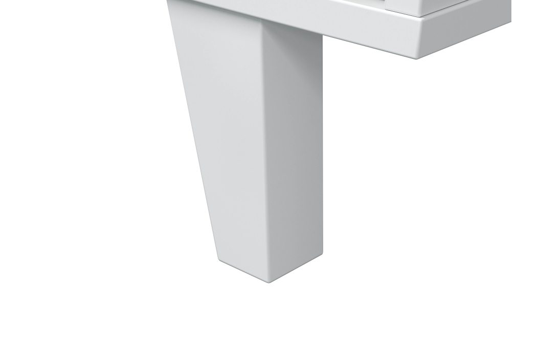 Table basse ABBY avec panneau central relevable L100cm x P68cm