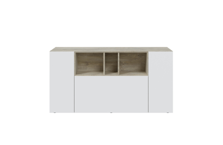 Buffet JOHN 3 portes et 3 niches L150cm