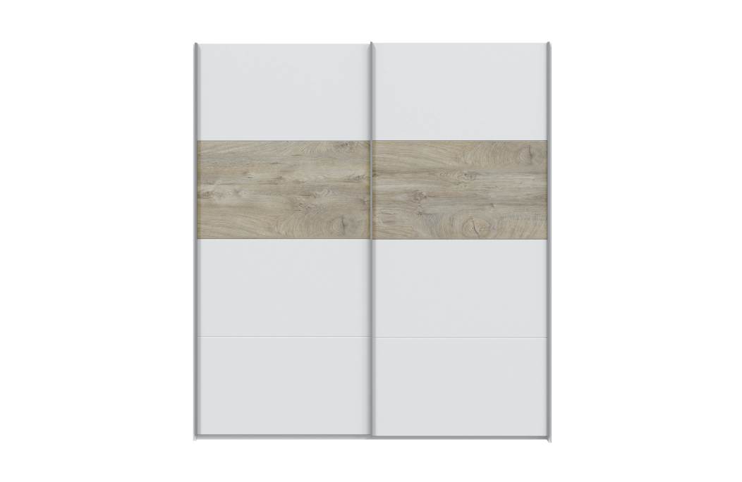Armoire penderie EMMA avec portes coulissantes L180 x H200cm