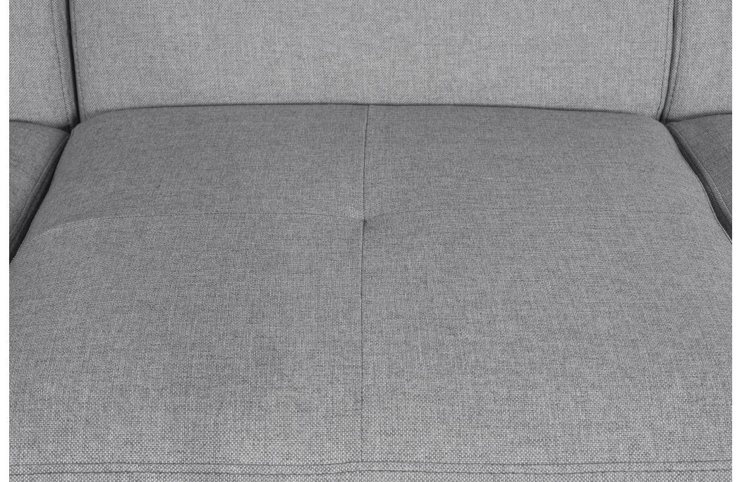 Canapé d'Angle Panoramique PAOLA Convertible en Simili et Tissu