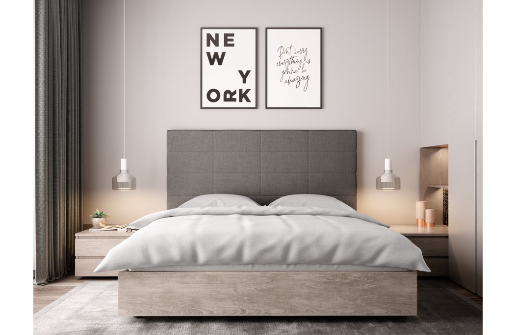 Tête de lit en tissu WILLY