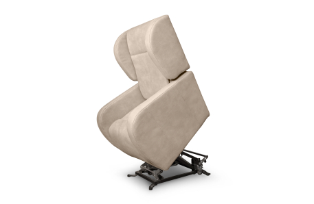 Fauteuil de relaxation LISE électrique et releveur en tissu
