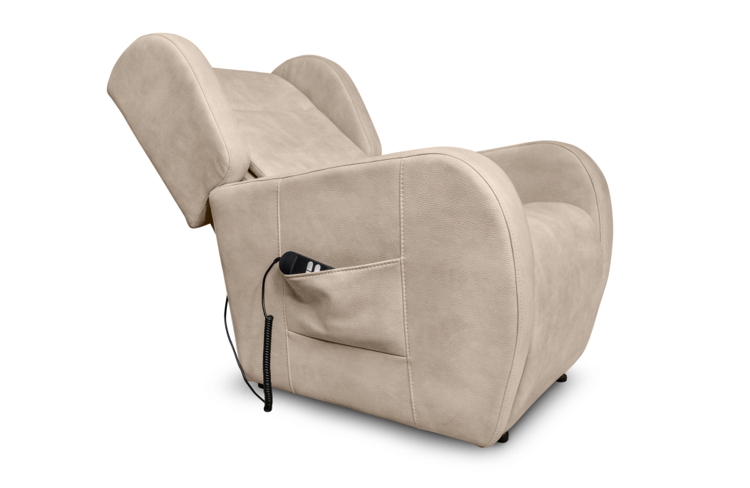 Fauteuil de relaxation LISE électrique et releveur en tissu