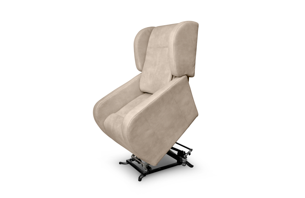Fauteuil de relaxation LISE électrique et releveur en tissu