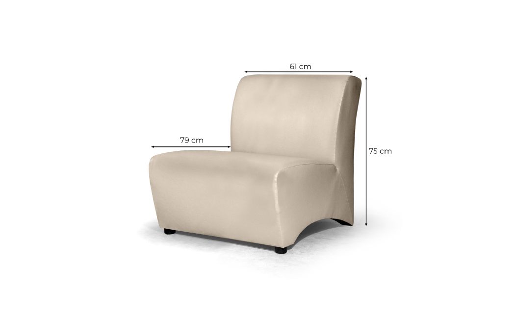 Chauffeuse en velours KIMBERLY