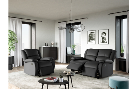 Fauteuil Relaxation Simili cuir DETENTE