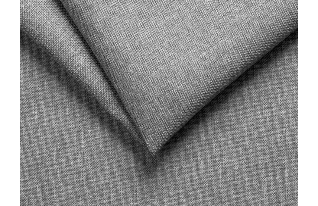 Canapé d'angle OSLO convertible avec coffre et poufs en tissu et simili