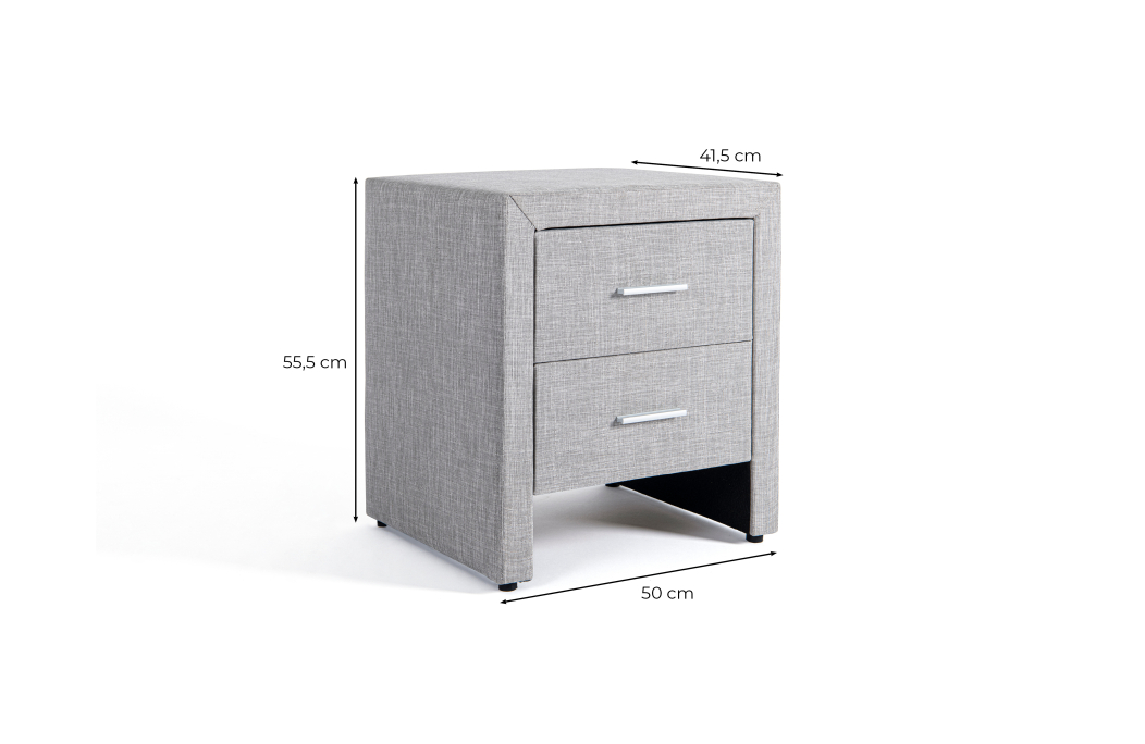 Table de chevet ROMY en tissu