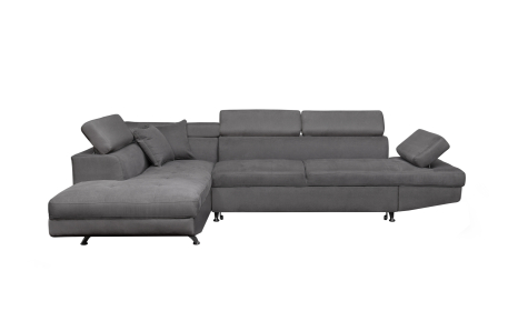Canapé d'angle RIO Convertible avec coffre en microfibre