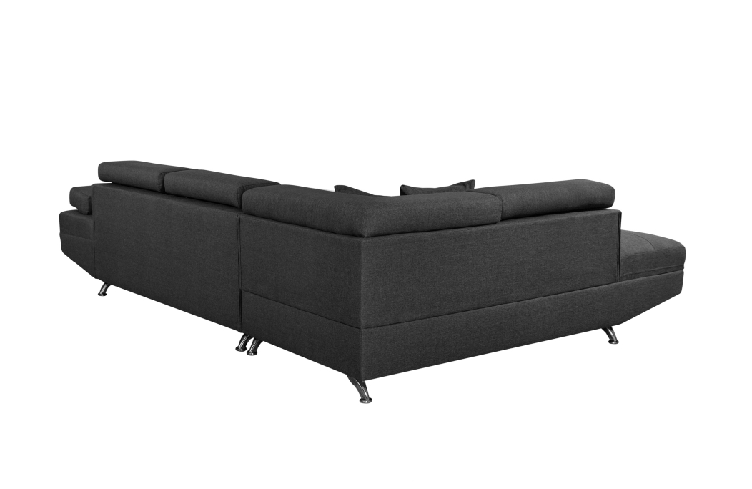 Canapé d'angle RIO Convertible avec coffre en tissu