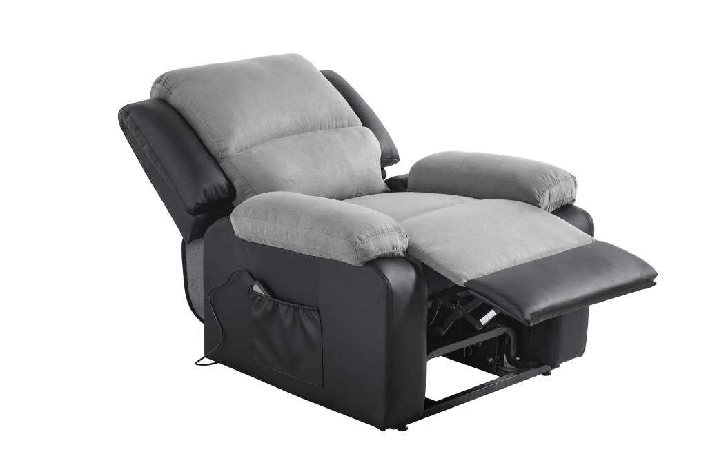 Fauteuil Relaxation électrique Microfibre / Simili DETENTE