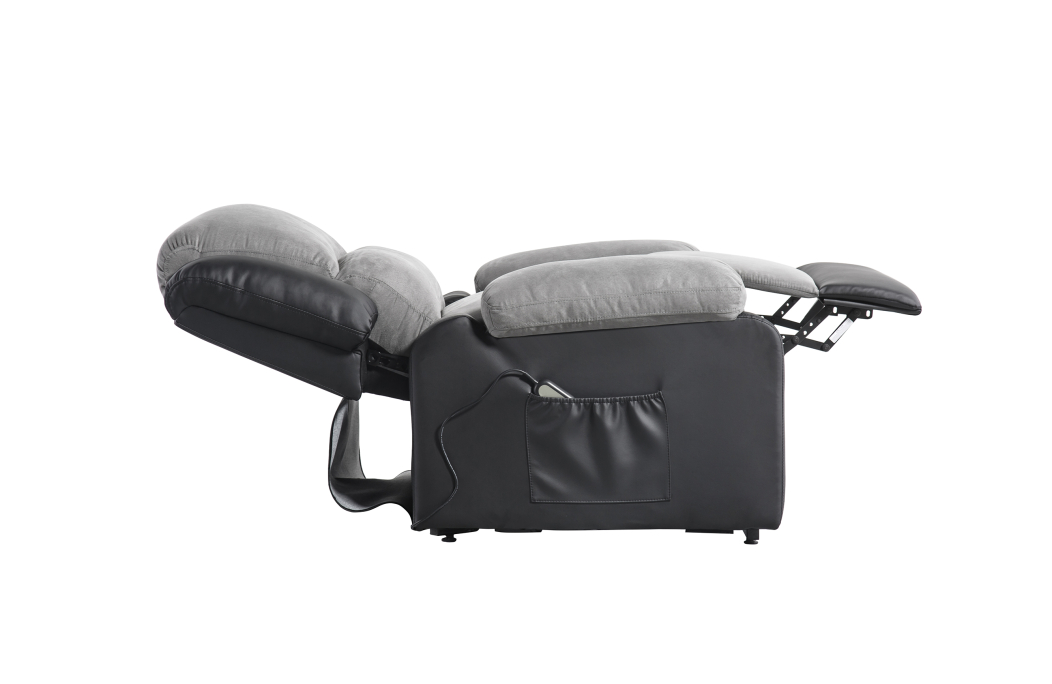 Fauteuil Relaxation électrique Microfibre / Simili DETENTE