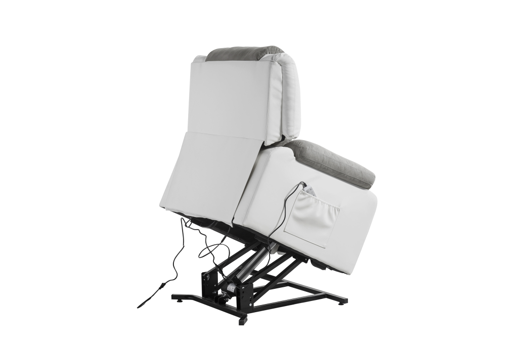 Fauteuil Relaxation électrique, releveur, massant et chauffant Microfibre / Simili DETENTE
