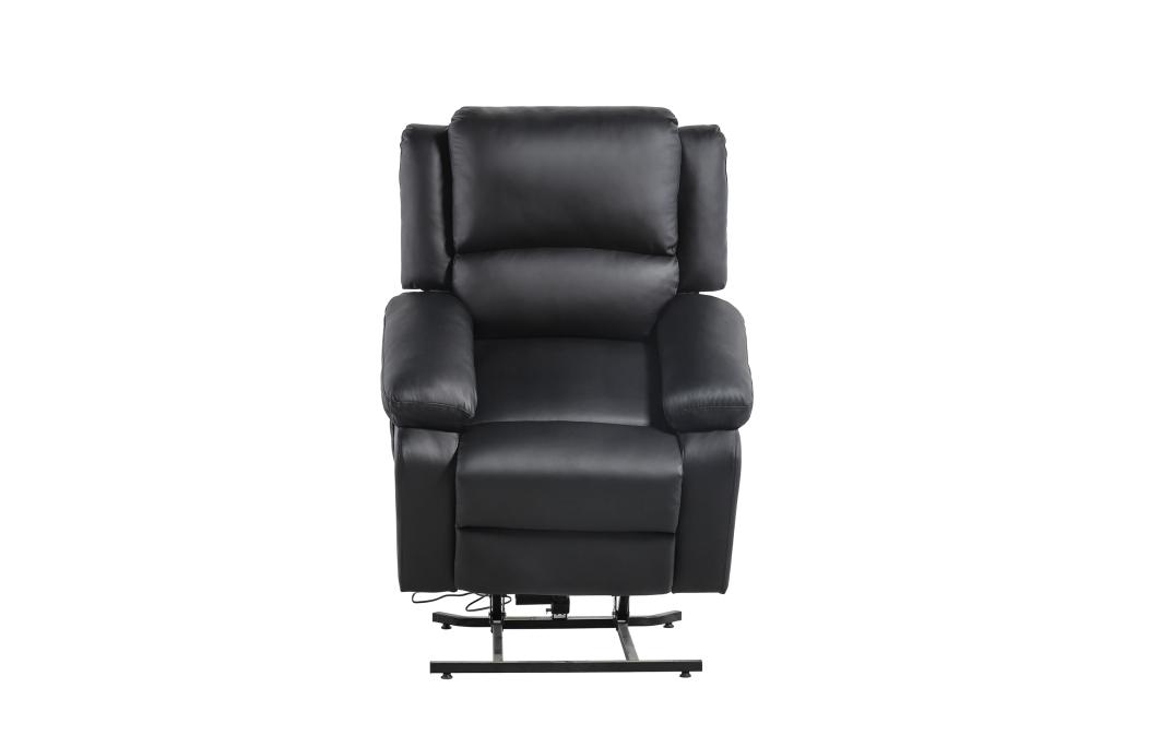 Fauteuil Relaxation électrique, releveur, massant et chauffant Simili cuir DETENTE