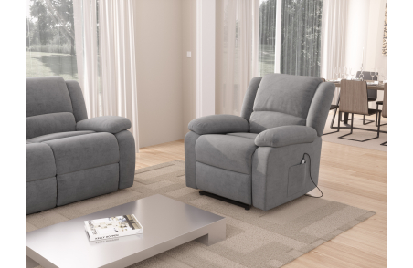 Fauteuil Relaxation releveur électrique Microfibre DETENTE