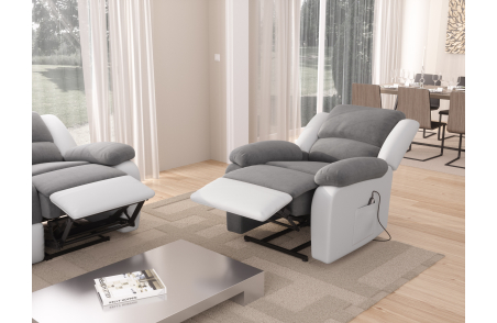 Fauteuil Relaxation releveur électrique Microfibre / Simili DETENTE