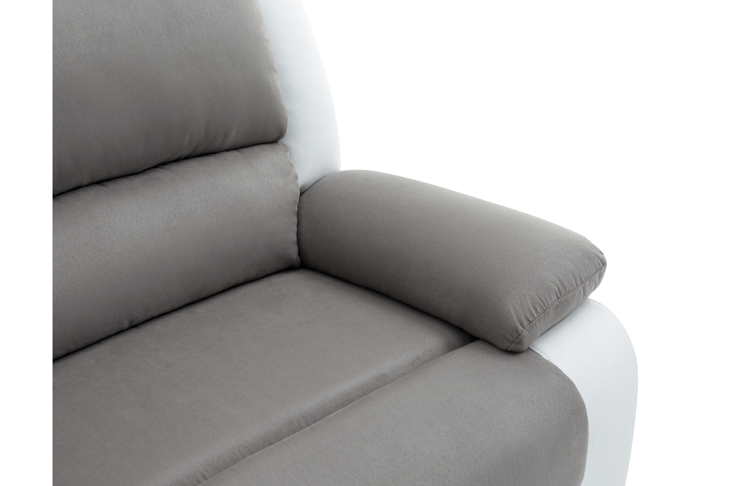 Canapé de relaxation 3 places 2 relax DETENTE en microfibre et simili