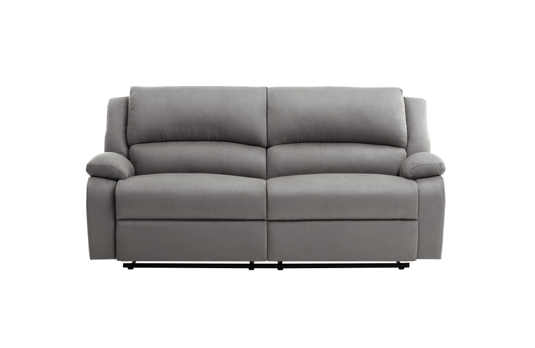 RELAXXO - Canapé relax manuel 3 places avec 2 assises XXL LEO en microfibre