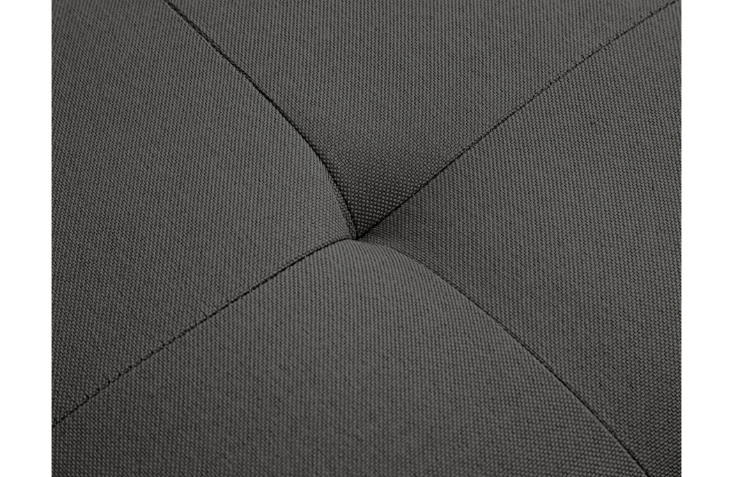 Canapé droit KENT convertible style sandinave 3 places en tissu