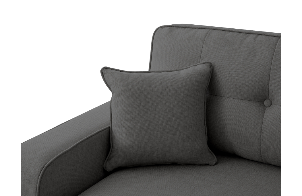 MARIUS - Canapé d'angle convertible réversible en tissu