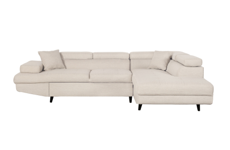 Canapé d'angle RIO Convertible avec coffre en tissu