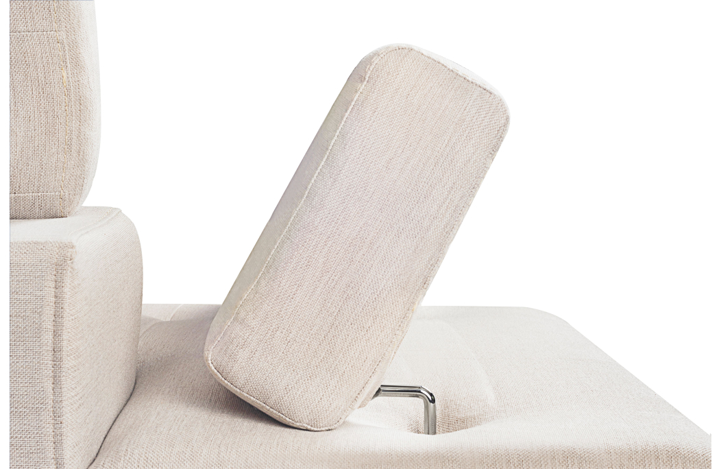 Canapé d'angle RIO Convertible avec coffre en tissu