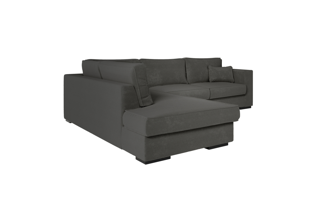 Canapé d'angle BELAMI 4 places en tissu