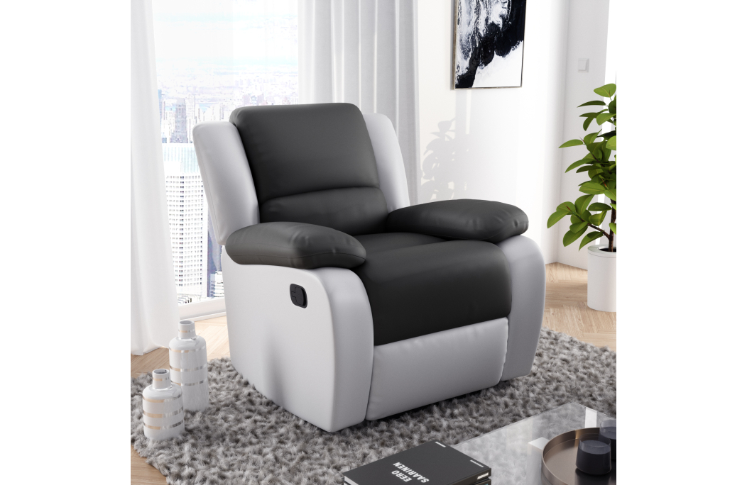 9121 - Fauteuil de relaxation en simili