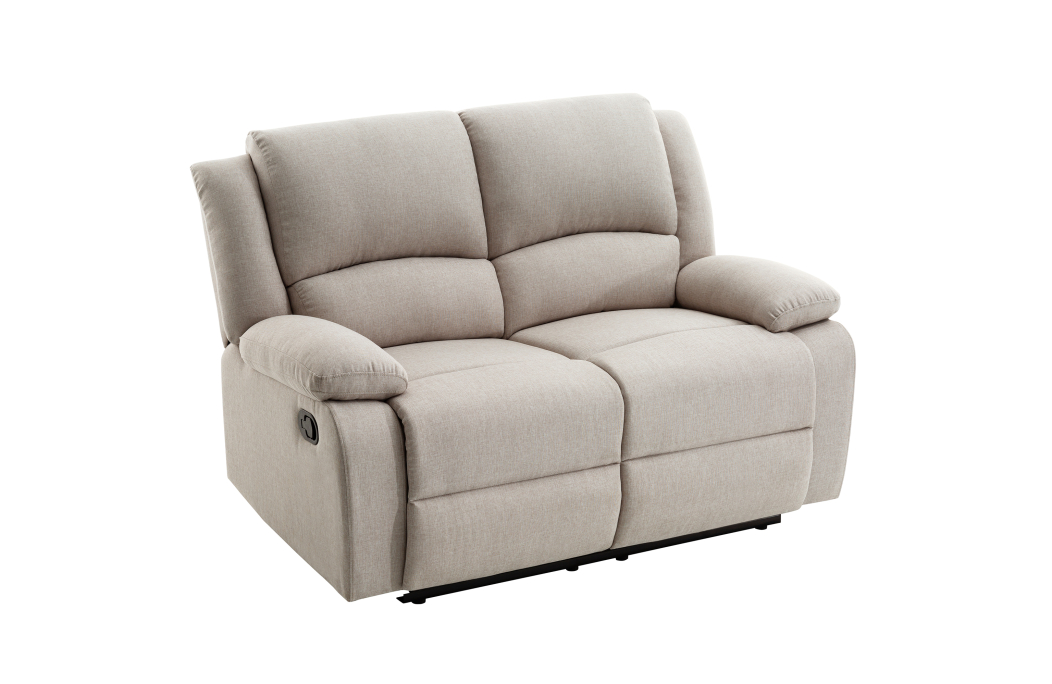 RELAXXO - Ensemble canapés relax manuels LEO 3 + 2 places en tissu