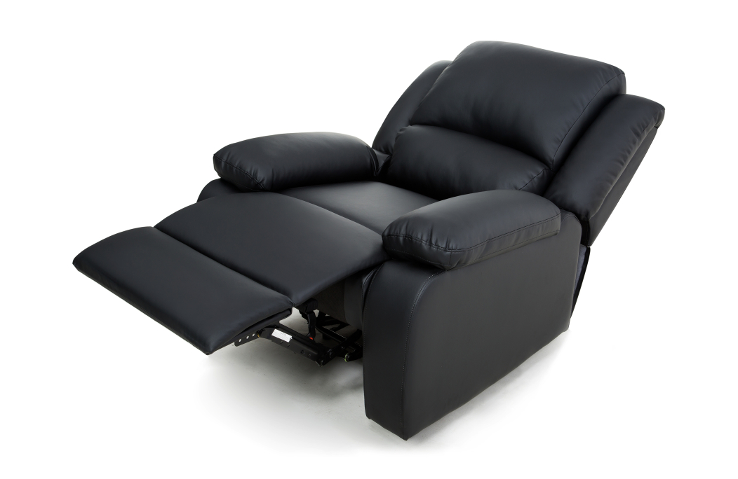 RELAXXO - Ensemble canapé relax manuel LEO 2 places + fauteuil manuel en simili