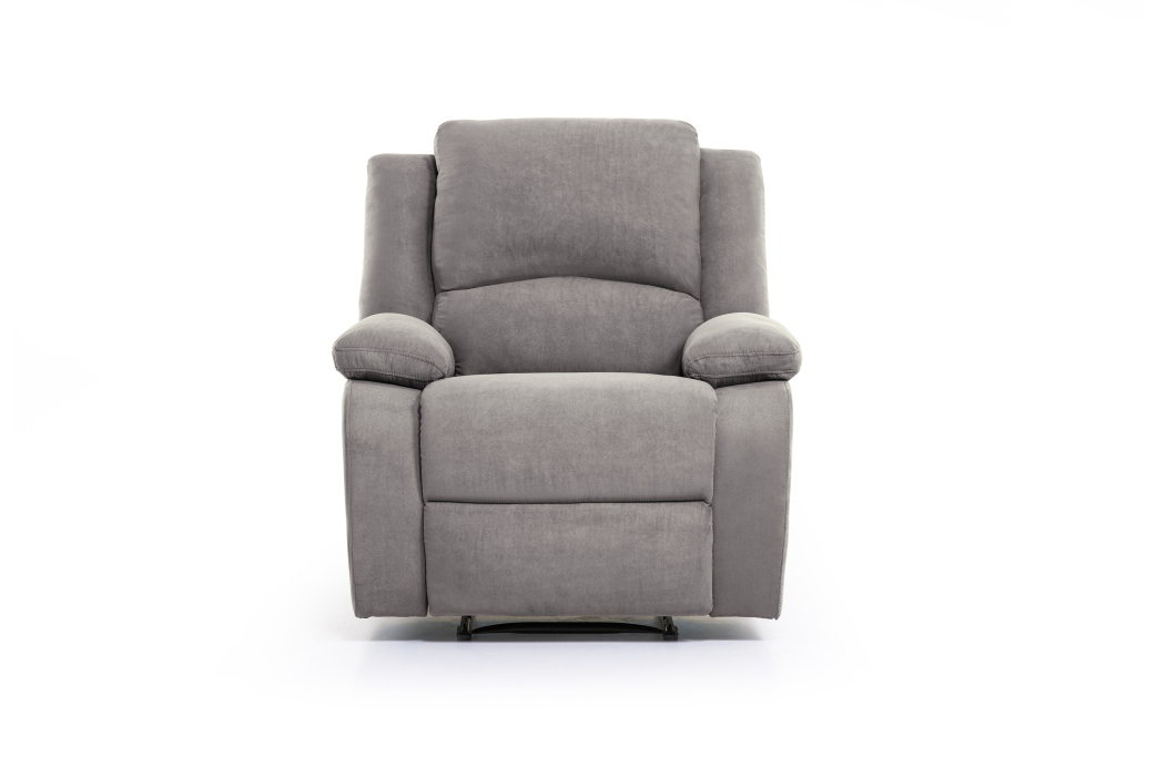 RELAXXO - Ensemble canapé relax manuel LEO 2 places + fauteuil manuel en microfibre