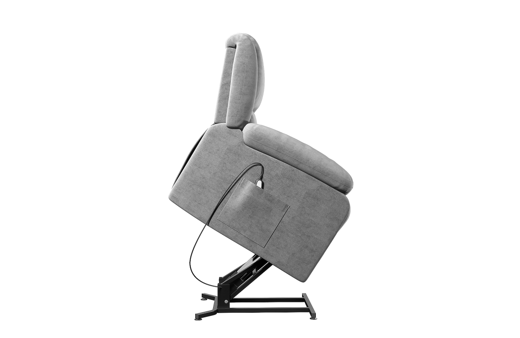 RELAXXO - Ensemble canapé relax électrique LEO 3 places + fauteuil releveur en microfibre