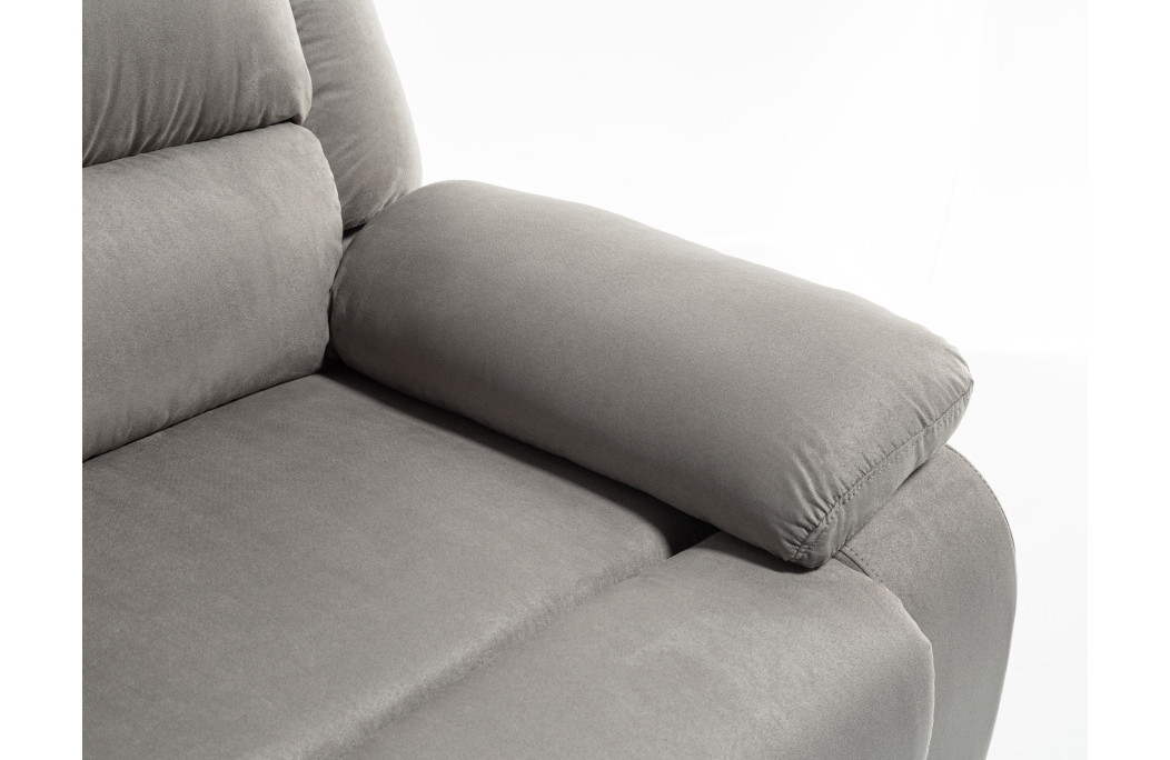 9121 - Fauteuil de relaxation avec assise XXL en microfibre