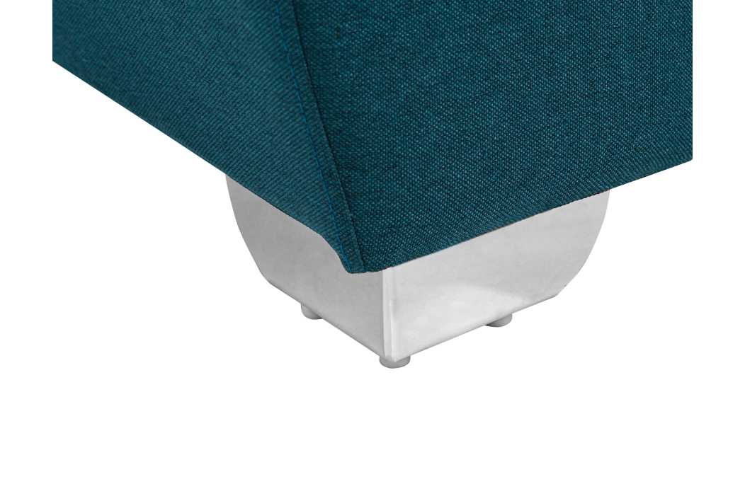 PARMA - Canapé d'angle convertible avec coffre en tissu
