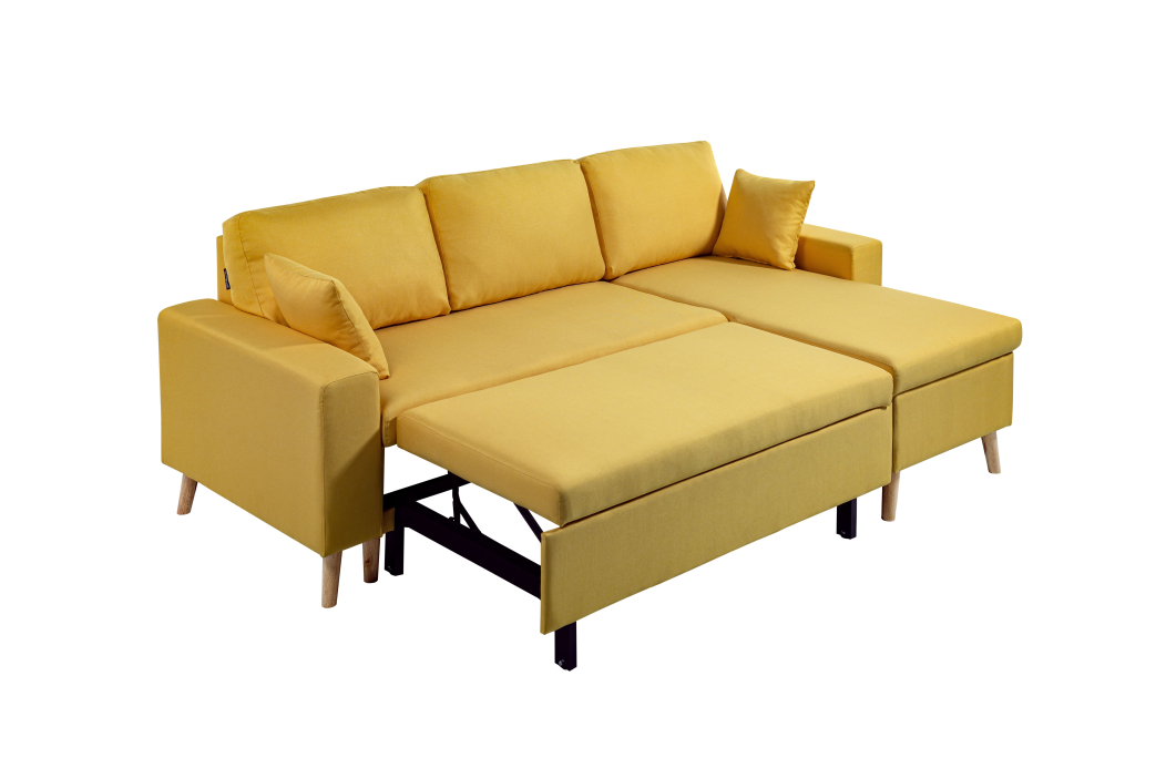 Canapé d'Angle MARIA SCANDINAVE Réversible et Convertible
