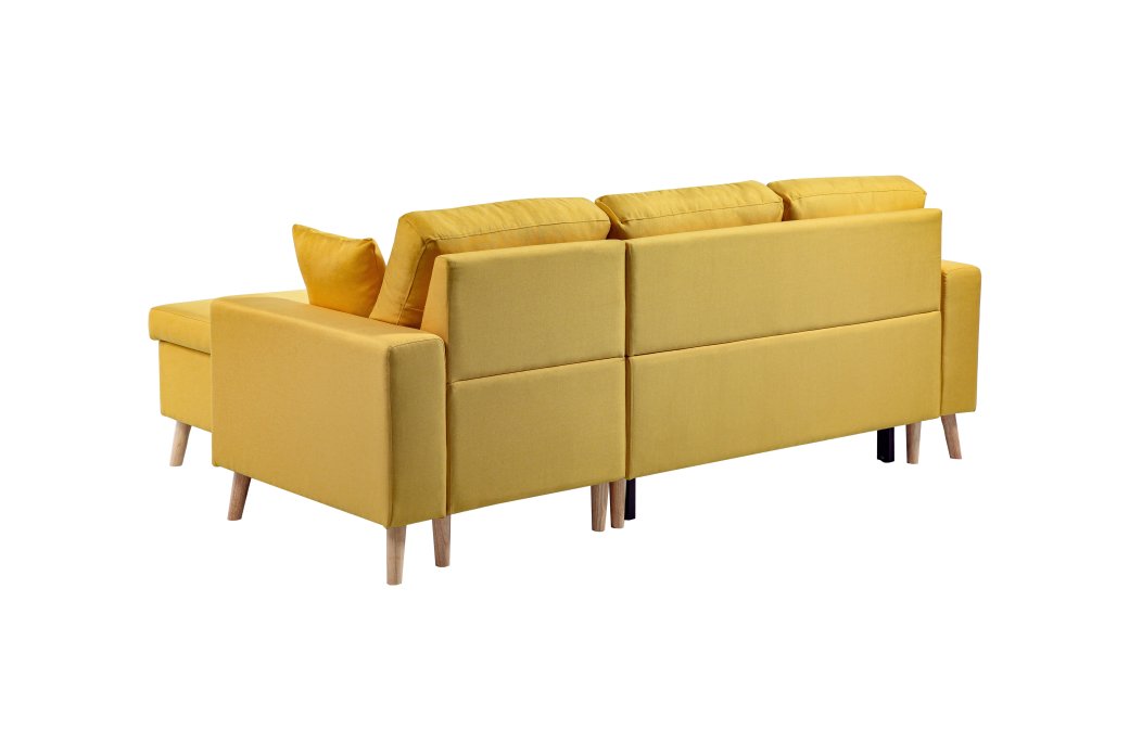 Canapé d'Angle MARIA SCANDINAVE Réversible et Convertible