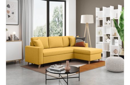 Canapé d'Angle MARIA SCANDINAVE Réversible et Convertible