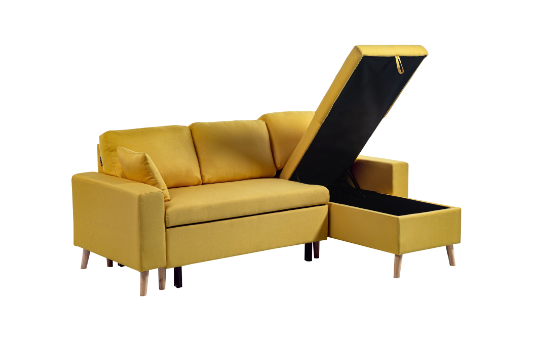 Canapé d'Angle MARIA SCANDINAVE Réversible et Convertible