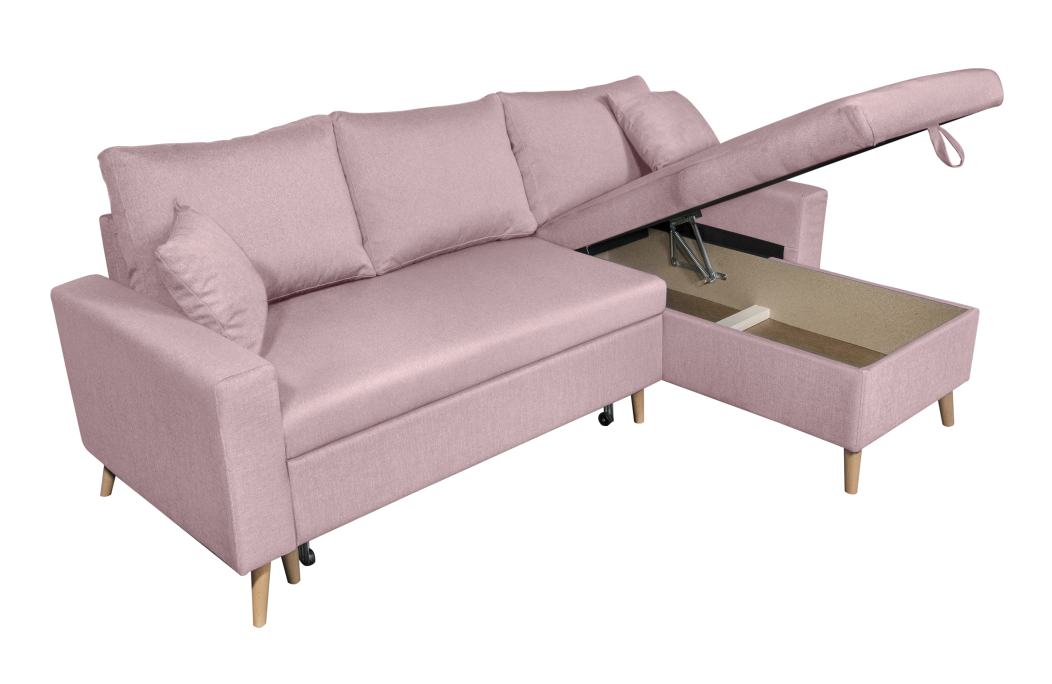 Canapé d'Angle MARIA SCANDINAVE Réversible et Convertible