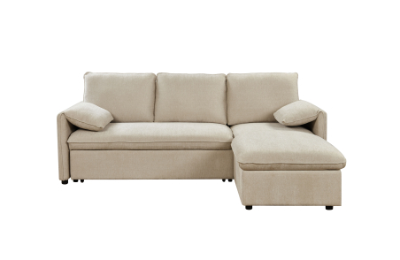 Canapé d'angle réversible MARTIN convertible en tissu