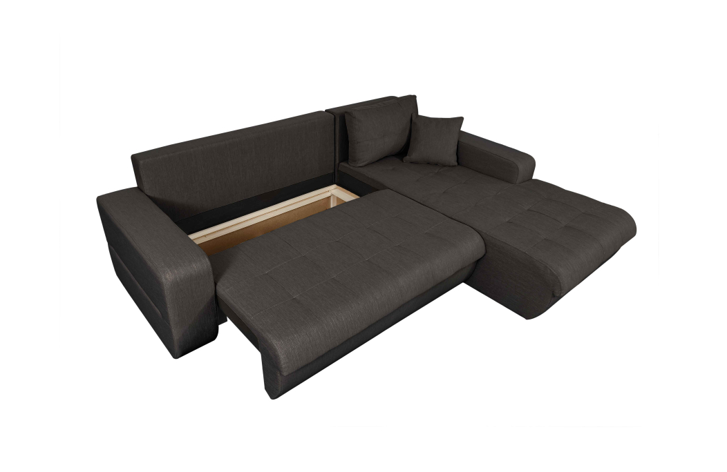 Canapé d'Angle SUZIE Convertible en Tissu