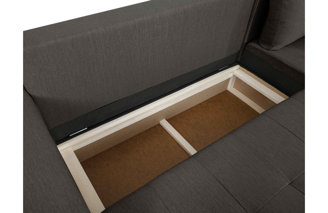 Canapé d'Angle SUZIE Convertible en Tissu