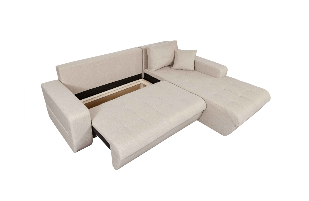 Canapé d'Angle SUZIE Convertible en Tissu