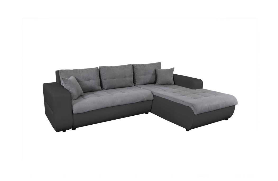 Canapé d'Angle SUZIE Convertible en Simili et Microfibre