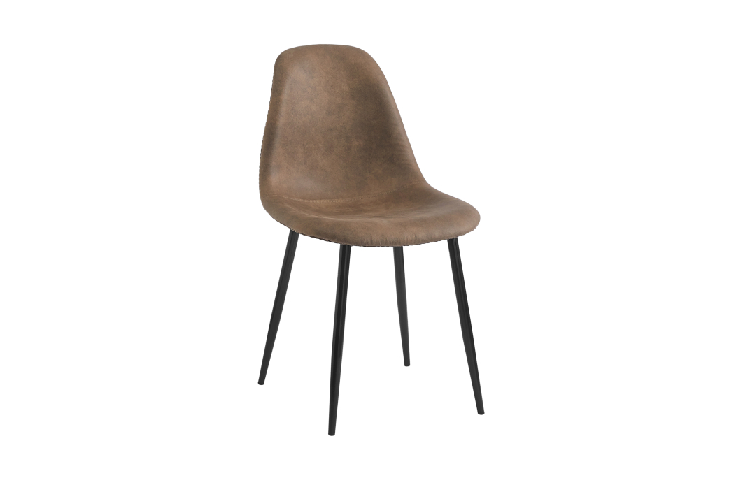 Lot de 4 chaises vintage KEY en tissu