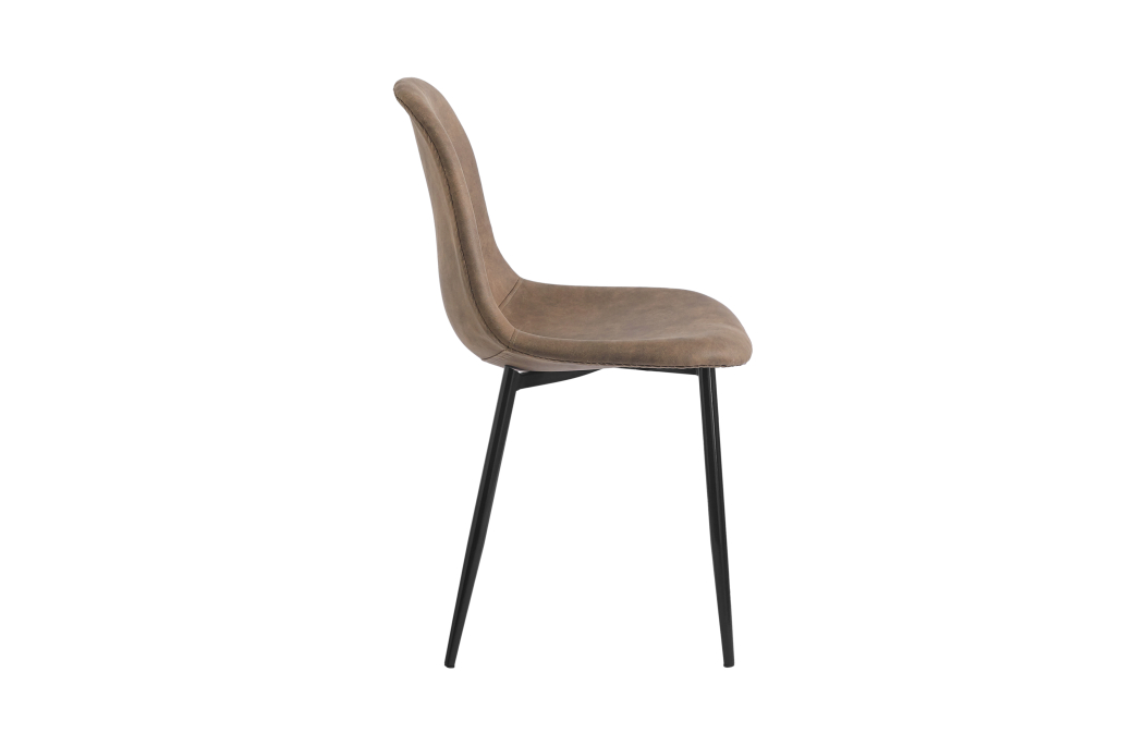 Lot de 4 chaises vintage KEY en tissu